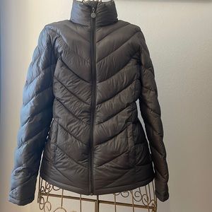 Calvin Klein Packable Down Grey Jacket Lightweight Size M